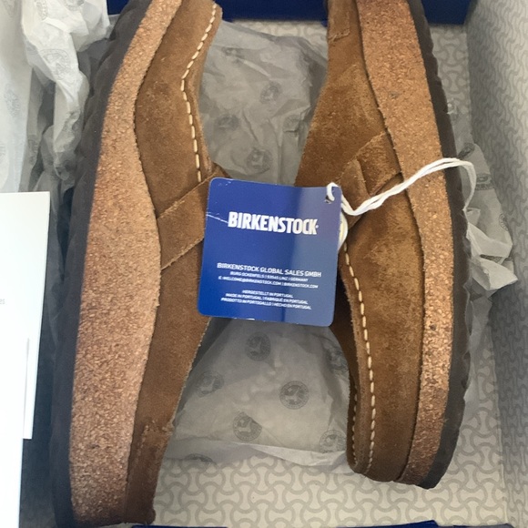 Birkenstock Buckley Clog in “Tea” Colored Suede - Picture 7 of 9